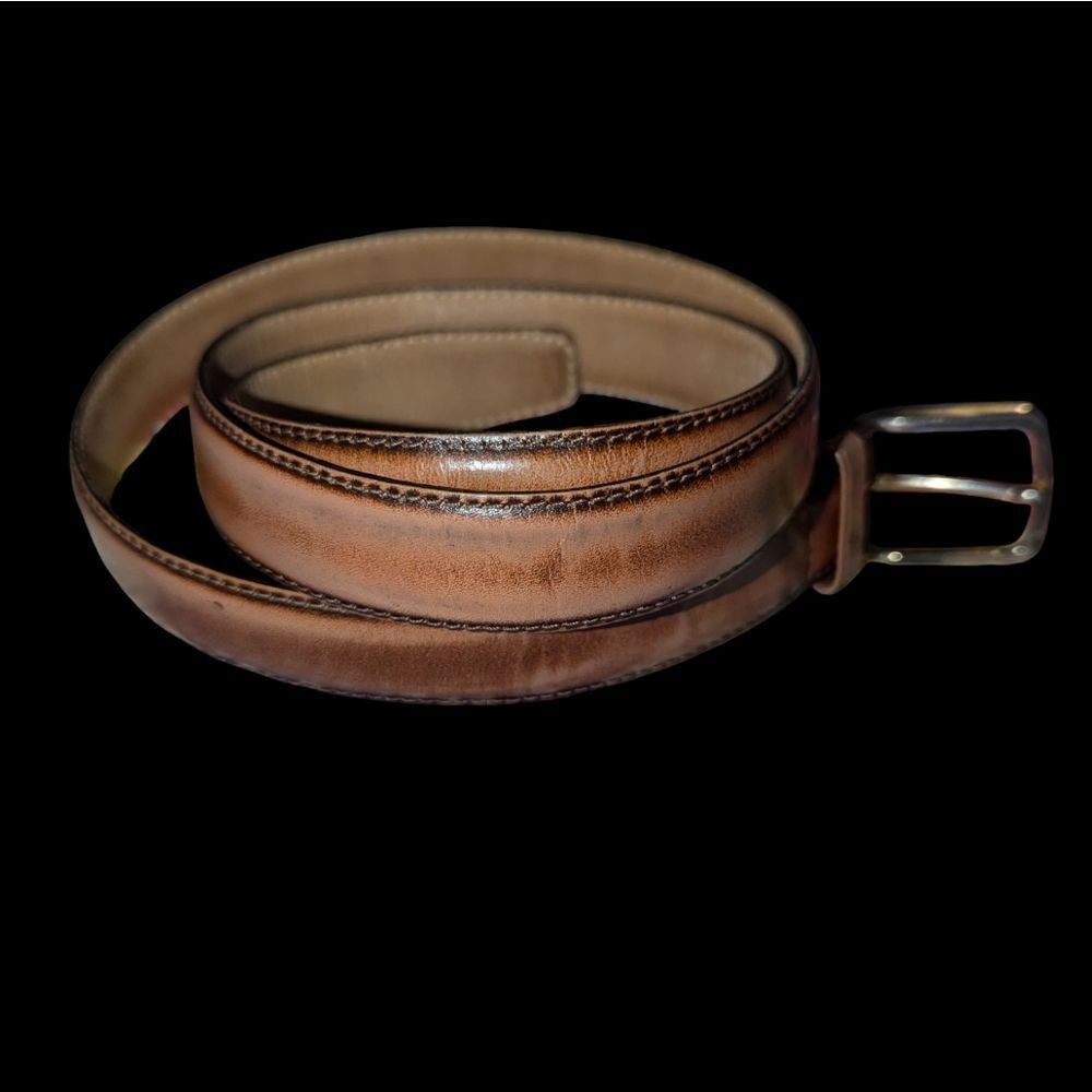 Leegin‎ women's vintage brown leather belt size 36